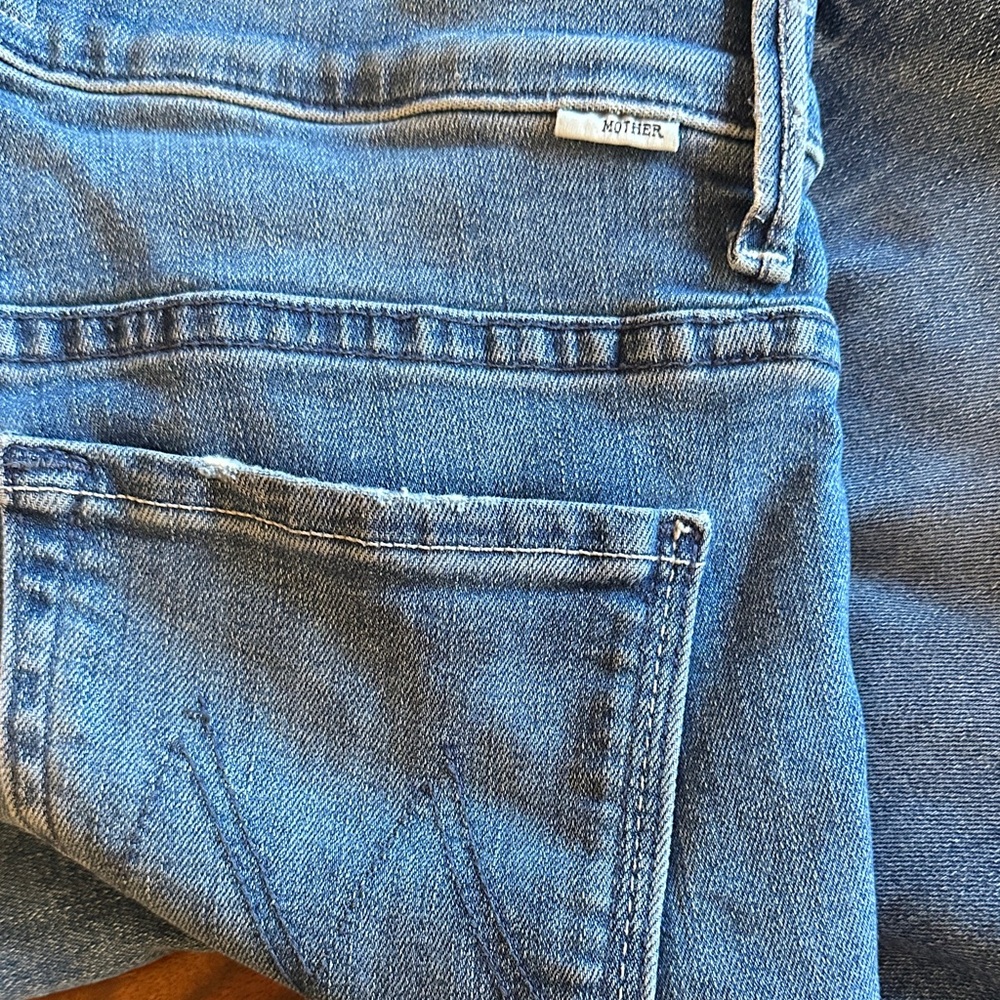 MOTHER Blue Flare & Wide Leg Jeans - Picture 9 of 9